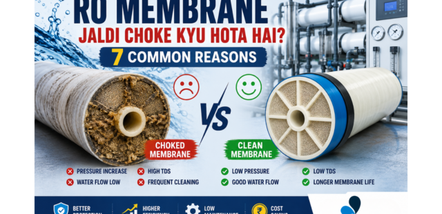 RO Membrane Jaldi Choke Kyu Hota Hai? 7 Common Reasons