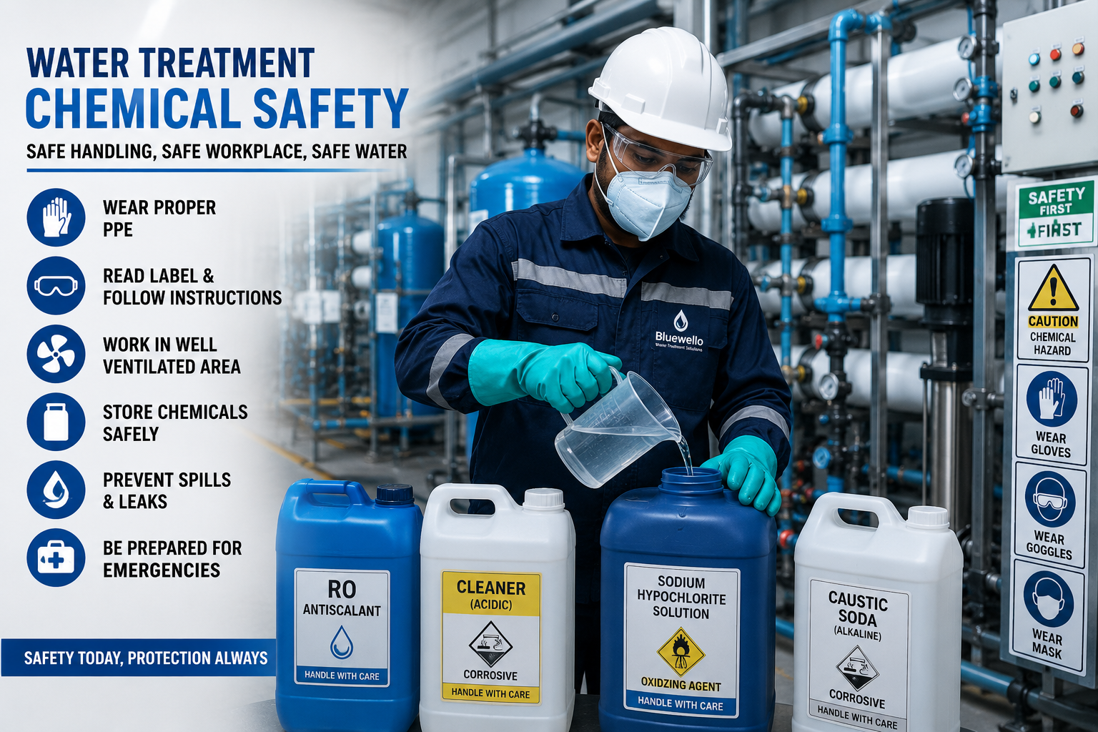 Water Treatment Chemicals Handle Karte Time Safety Tips: Complete Safety Guide