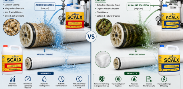 RO Membrane Cleaning Kab Karni Chahiye? Acidic vs Alkaline