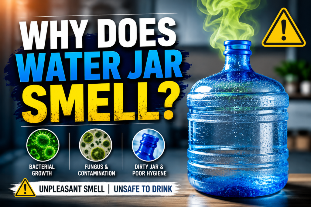 Why does water jar smell