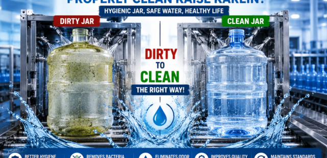 Water Jar Properly Clean Kaise Karein? Complete Guide For Packaged Drinking Water Plants
